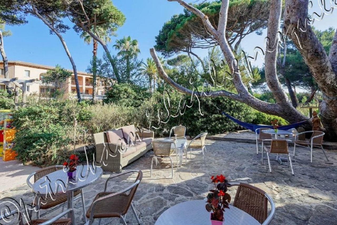 Magnifique Parc De La Presqu'Ile Avec Piscine Et Plage Face A Porquerolles ! Hyeres Exterior photo